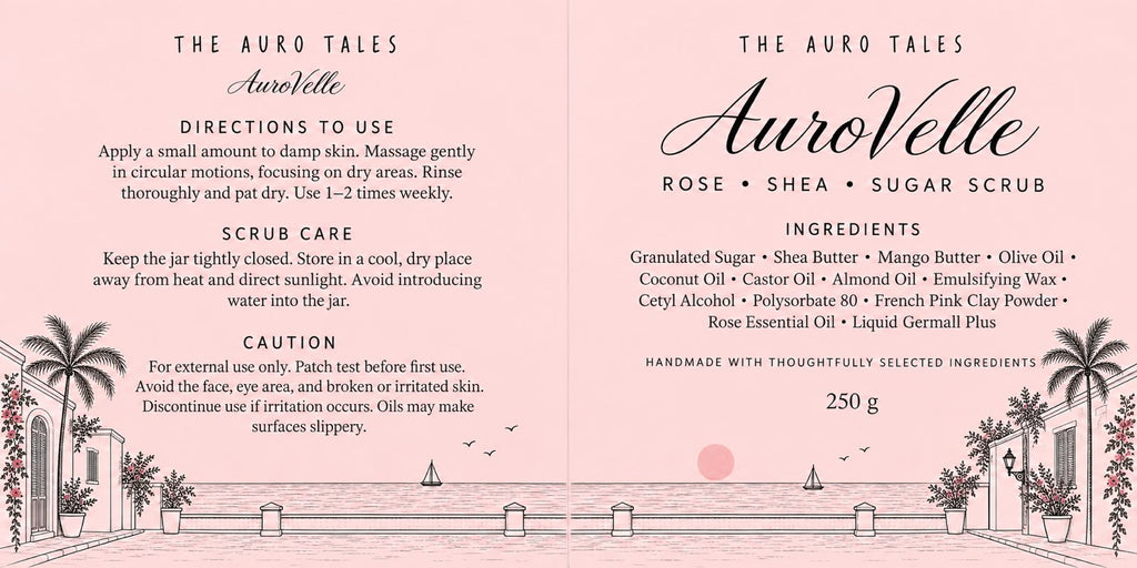 AuroVelle - Rose, Shea Sugar Scrub
