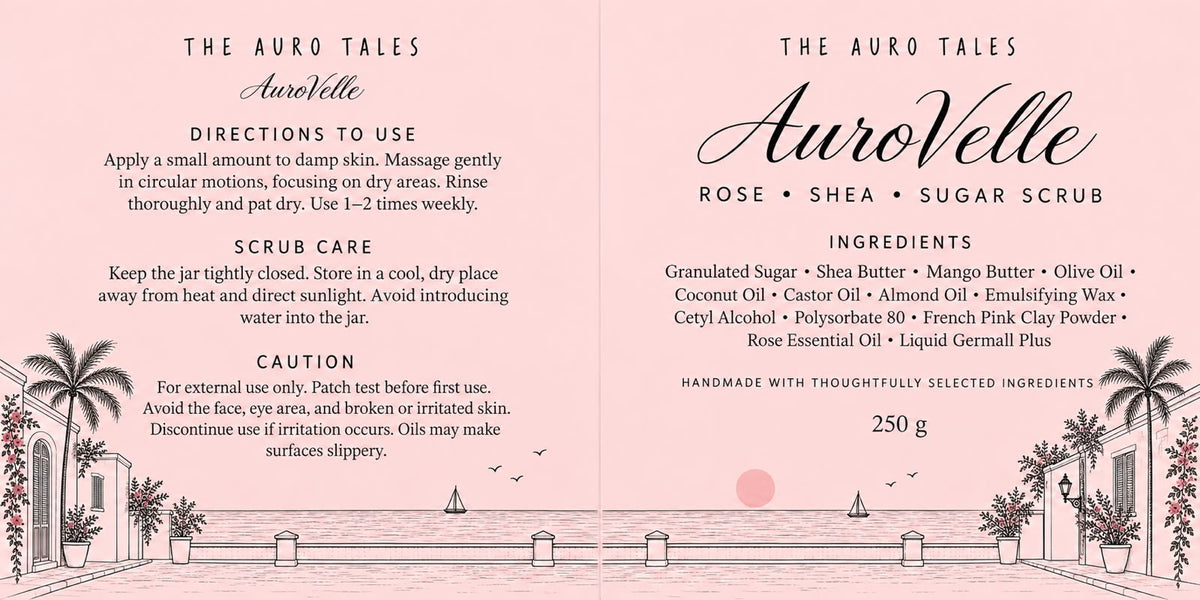 AuroVelle - Rose, Shea Sugar Scrub