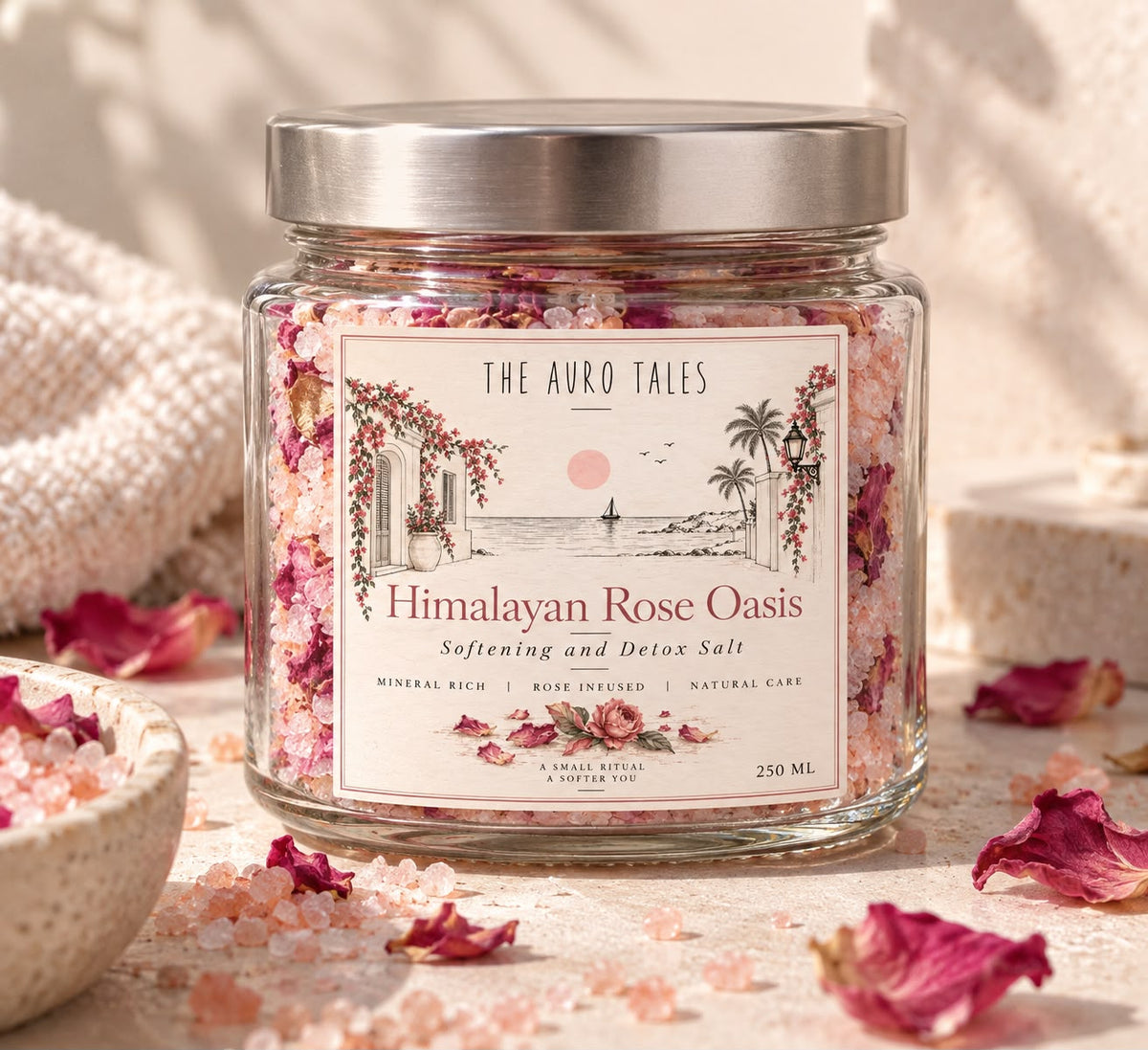 Himalayan Rose Oasis - Softening and Detox Salt
