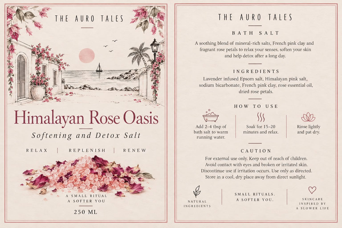 Himalayan Rose Oasis - Softening and Detox Salt