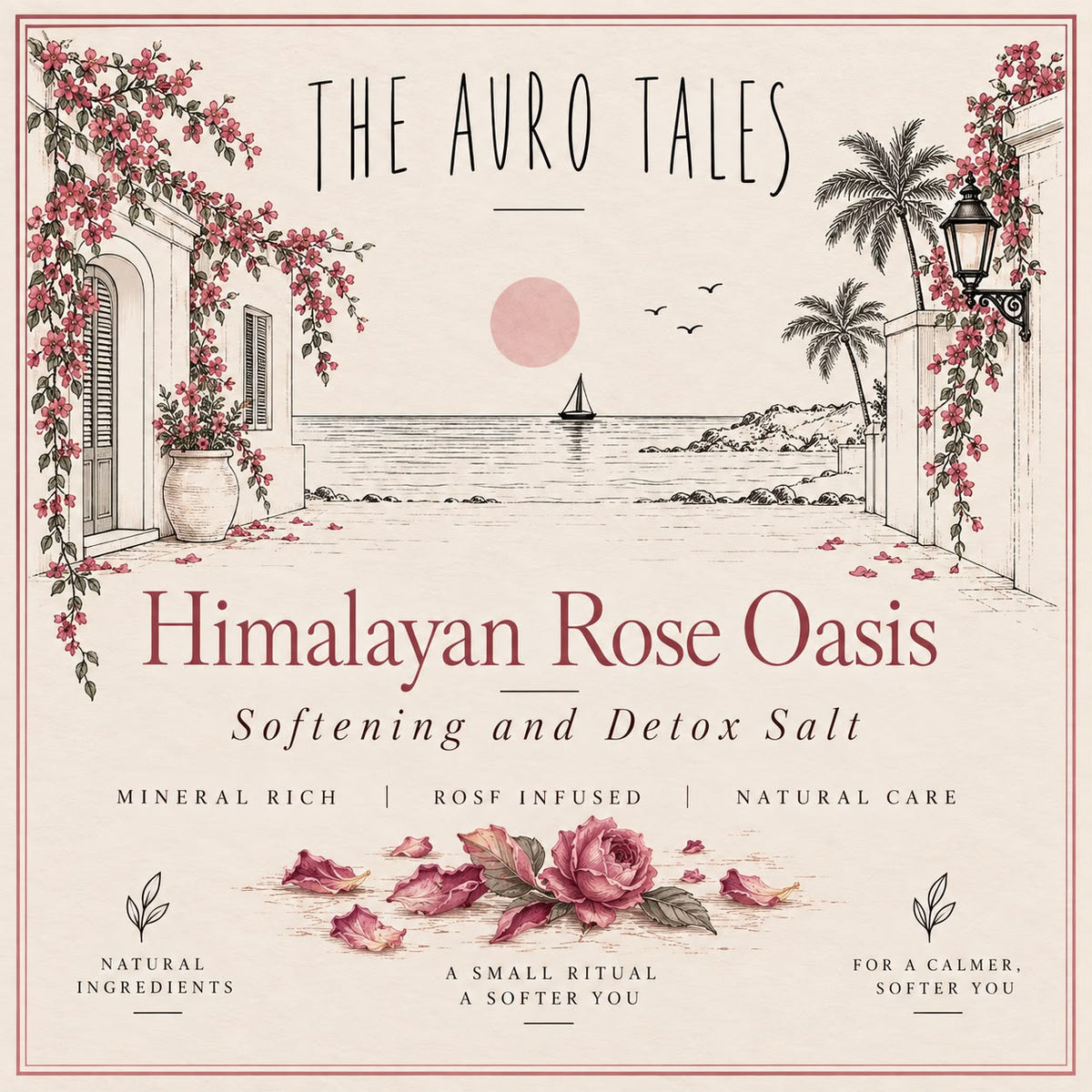 Himalayan Rose Oasis - Softening and Detox Salt