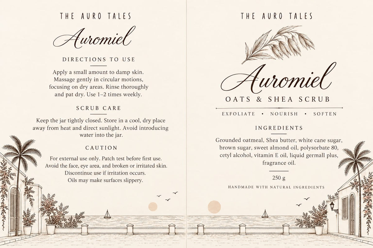 AuroMiel - Oatmeal and Shea Scrub