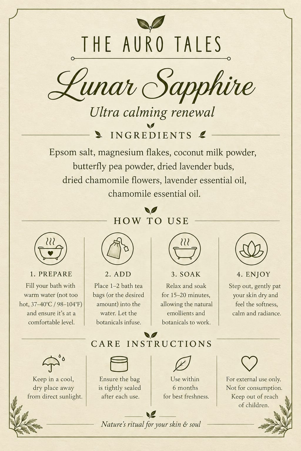 Lunar Sapphire - Ultra Calming Renewal